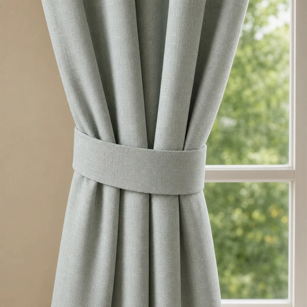 Cortina Lino Boton Ancestral Gris Neutrales-2