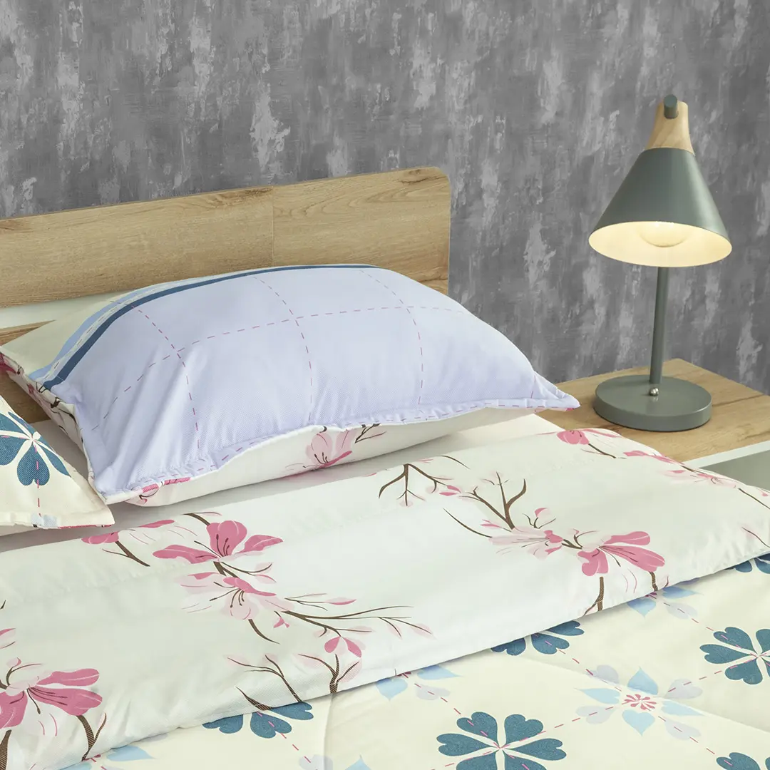 Cubrelecho Semiacolchado Doble Faz Pure Garden-4