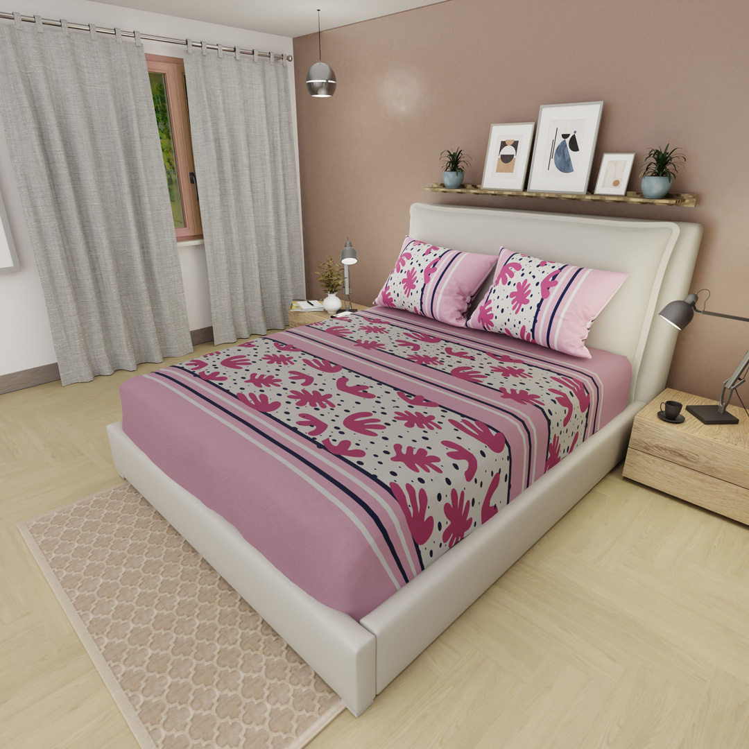 Sábana Ajustable Forma Activa Rosa