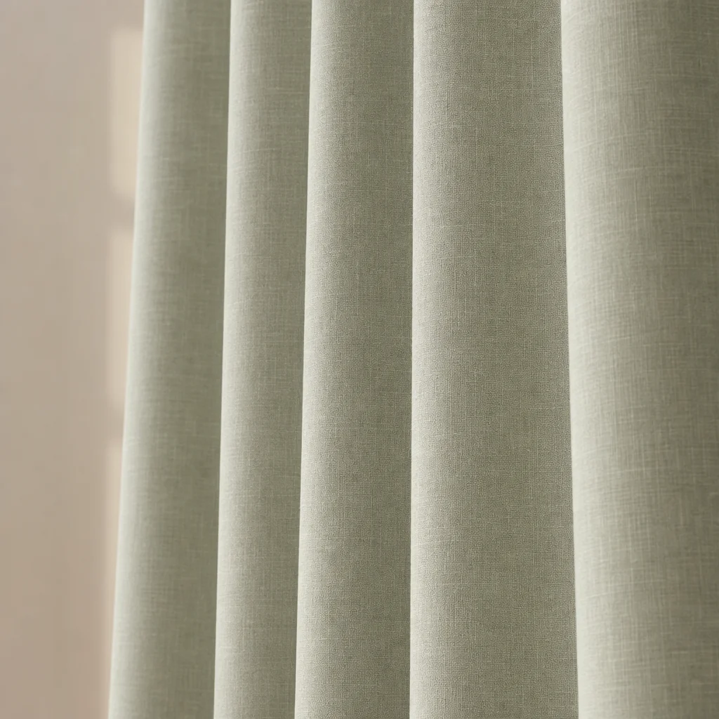 Cortina Lino Boton Ancestral Beige Neutrales-5