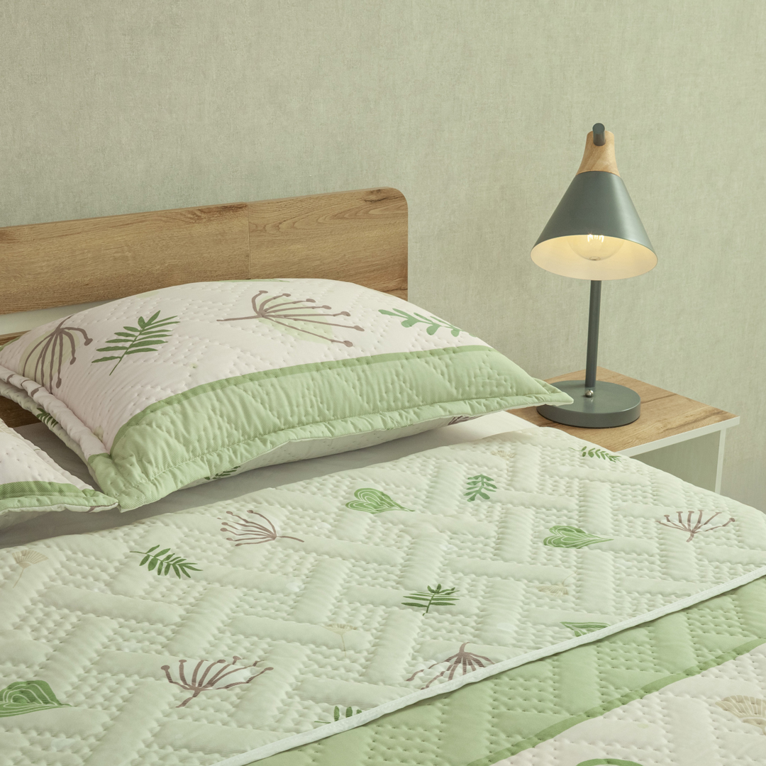 Cubrelecho Termosellado Doble Faz Style Aura Natural-3