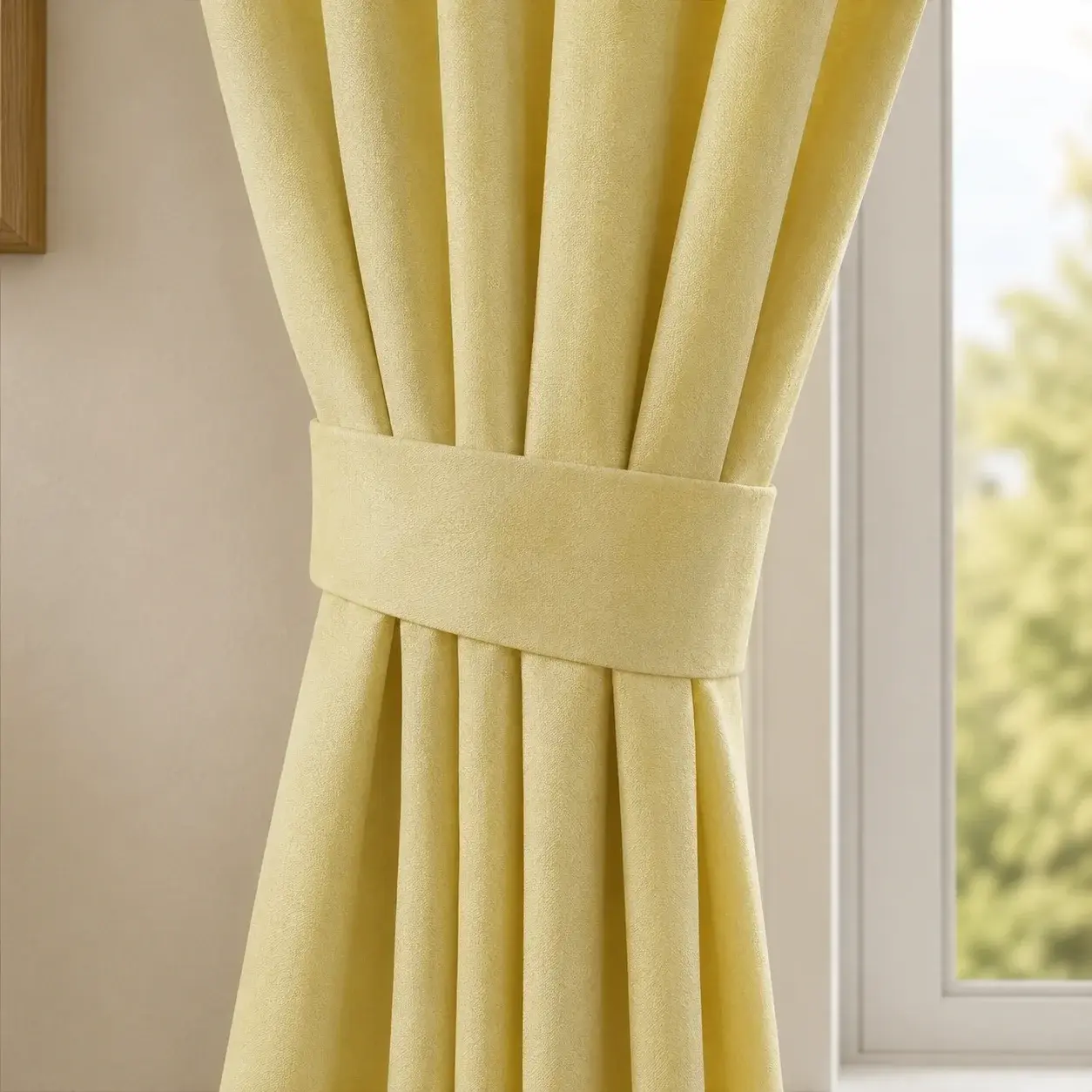 Cortina Fleco Grueso  Beige-2
