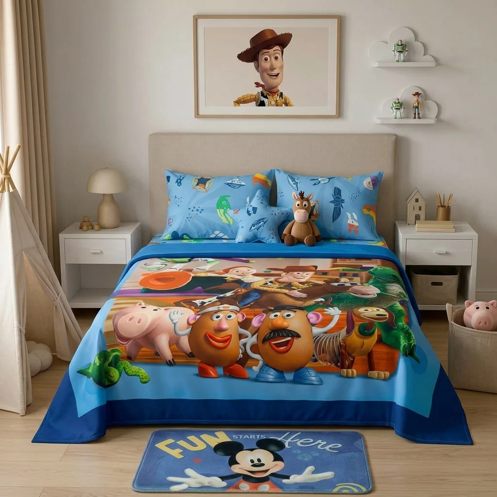 Juego De Sabanas Core Disney Toy Story Estampados Animados-3