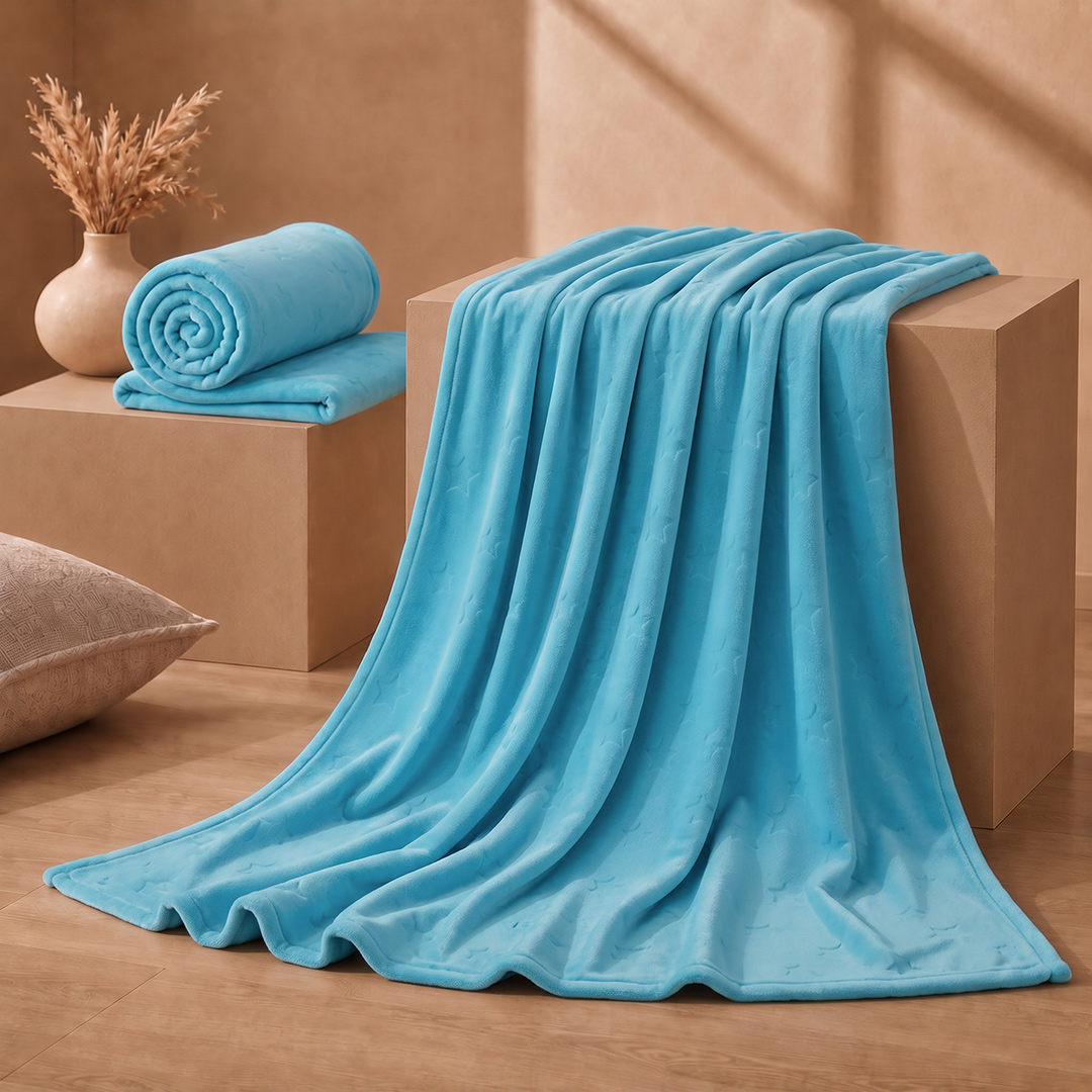 Cobija Comfortsoft Azul - Claro Suave