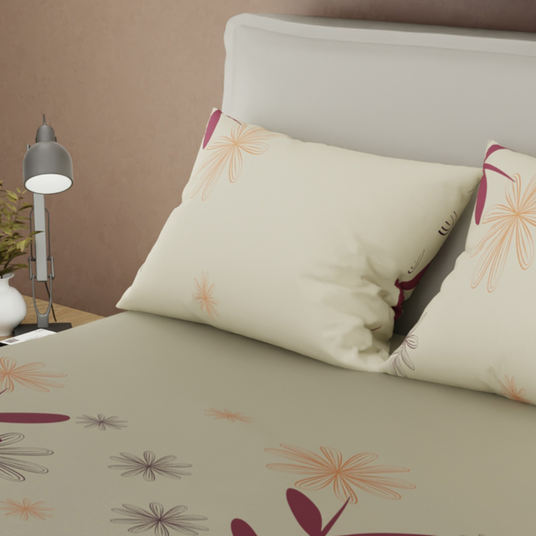 Juego De Sábanas Con Cortinas Cozy Flora-2