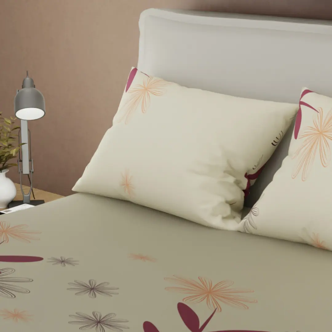 Juego De Sábanas Con Cortinas Cozy Flora-2