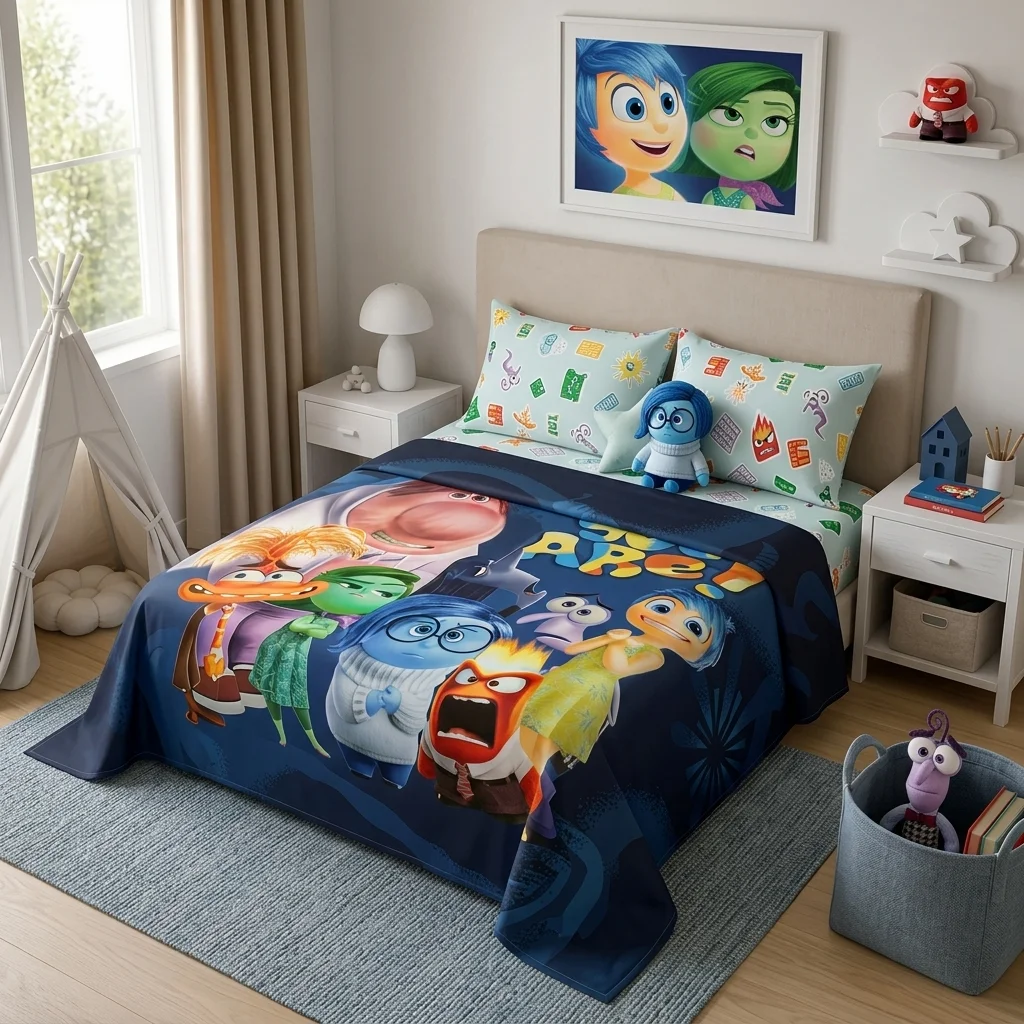 Juego De Sabanas Core Disney Intensamente