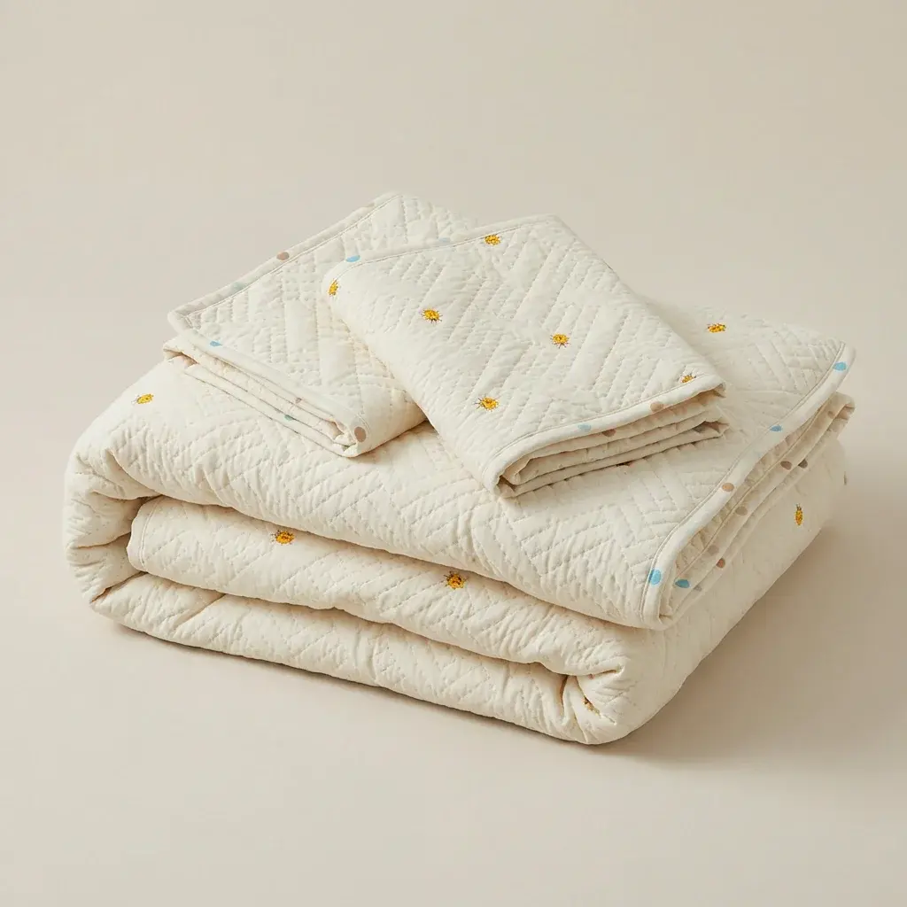 Cubrelecho Termosellado Doble Faz Cotton Sense Viaje En Círculo-4