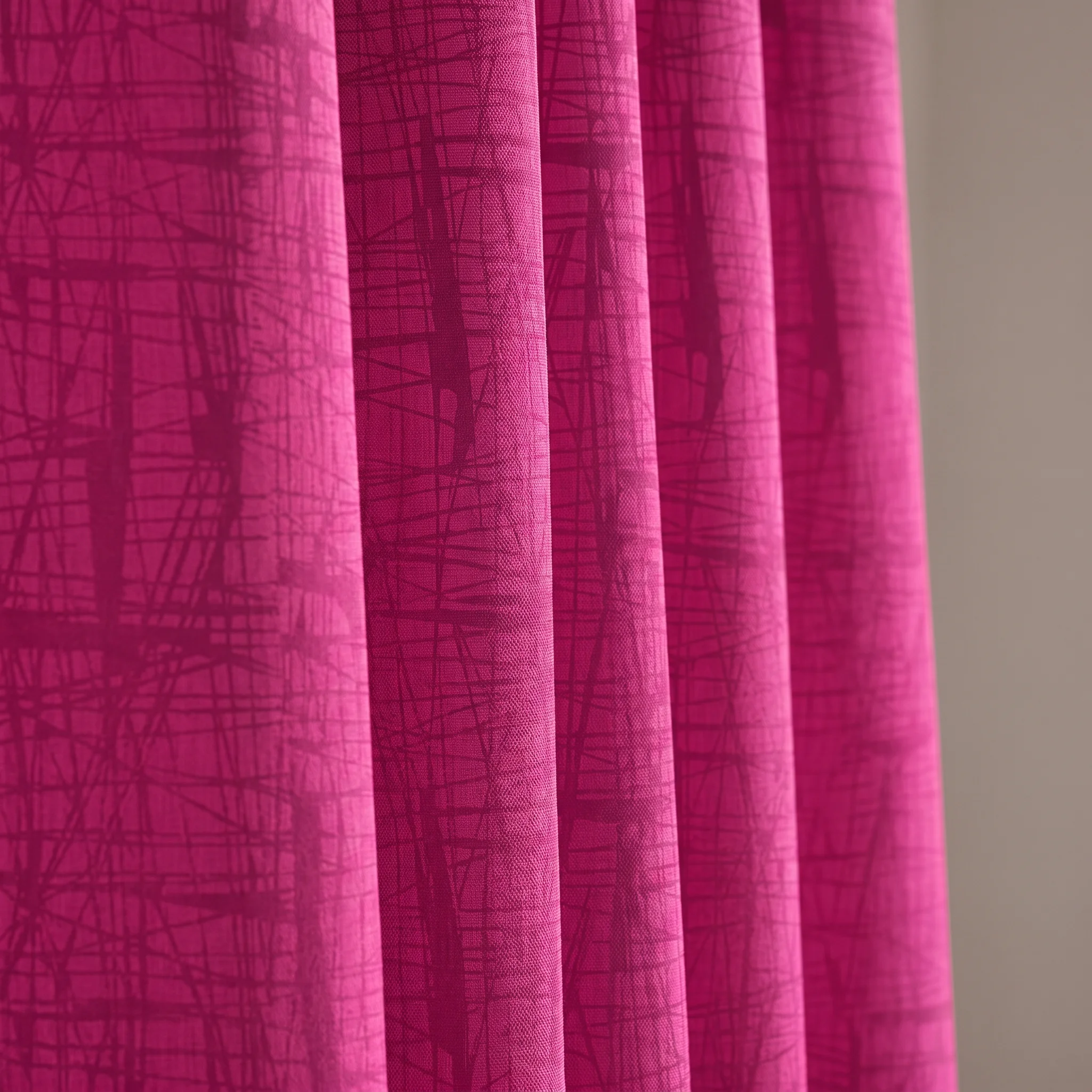Cortina Yacar Fucsia Argolla-5