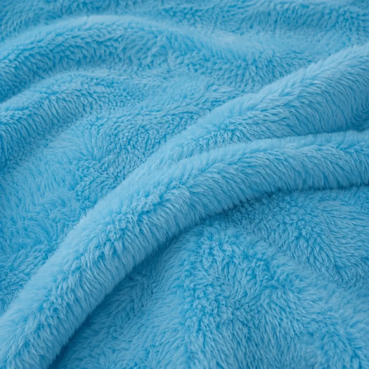 Cobija Piel Durazno Soft Azul Aqua-2