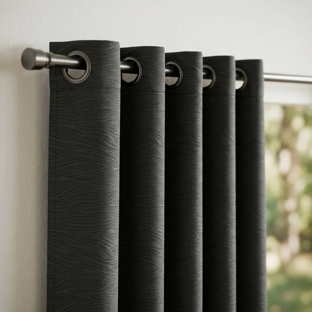 Cortina Black Out Anti-Luz Baltica Negra-3
