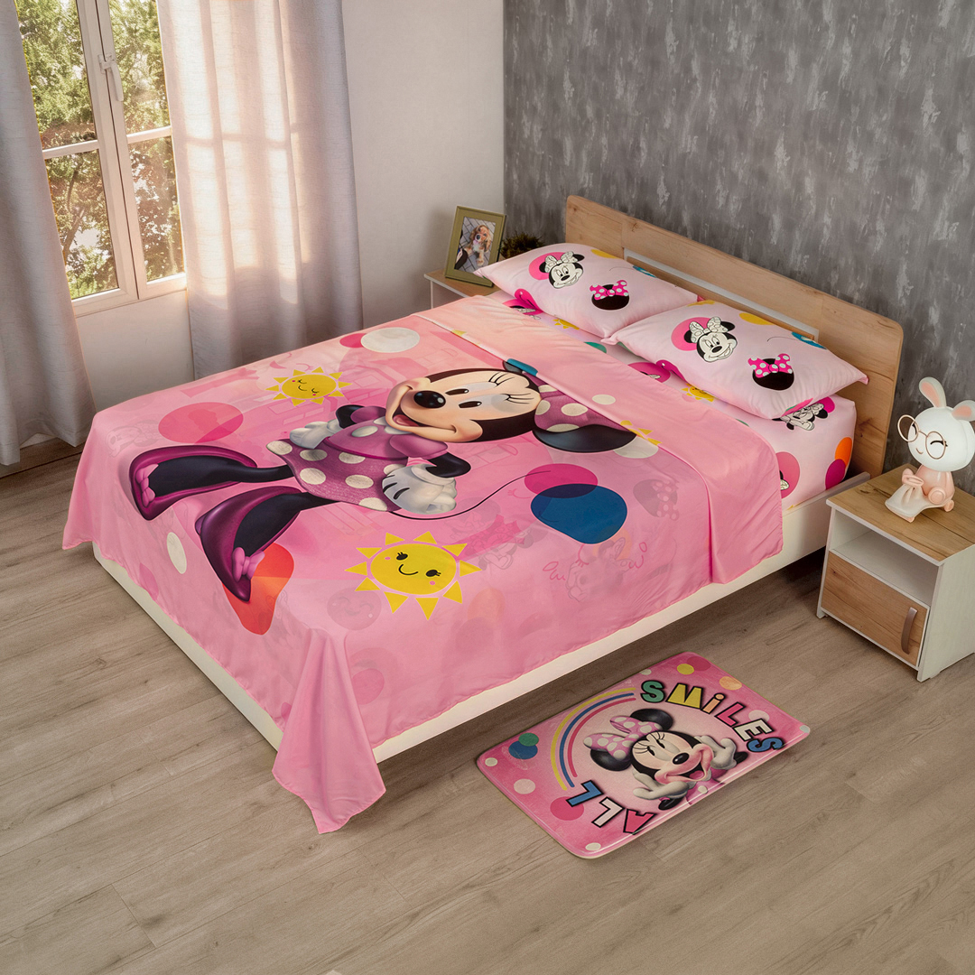 Juego De Sabanas Core Disney Minnie Jr Estampados Animados