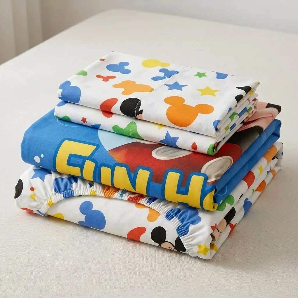 Juego De Sabanas Core Disney Mickey Jr Estampados Animados-5