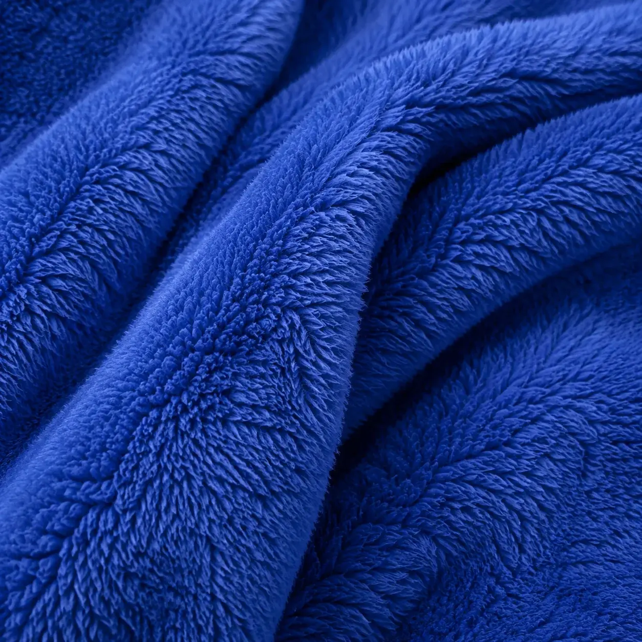 Cobija Piel Durazno Soft Azul Rey-2