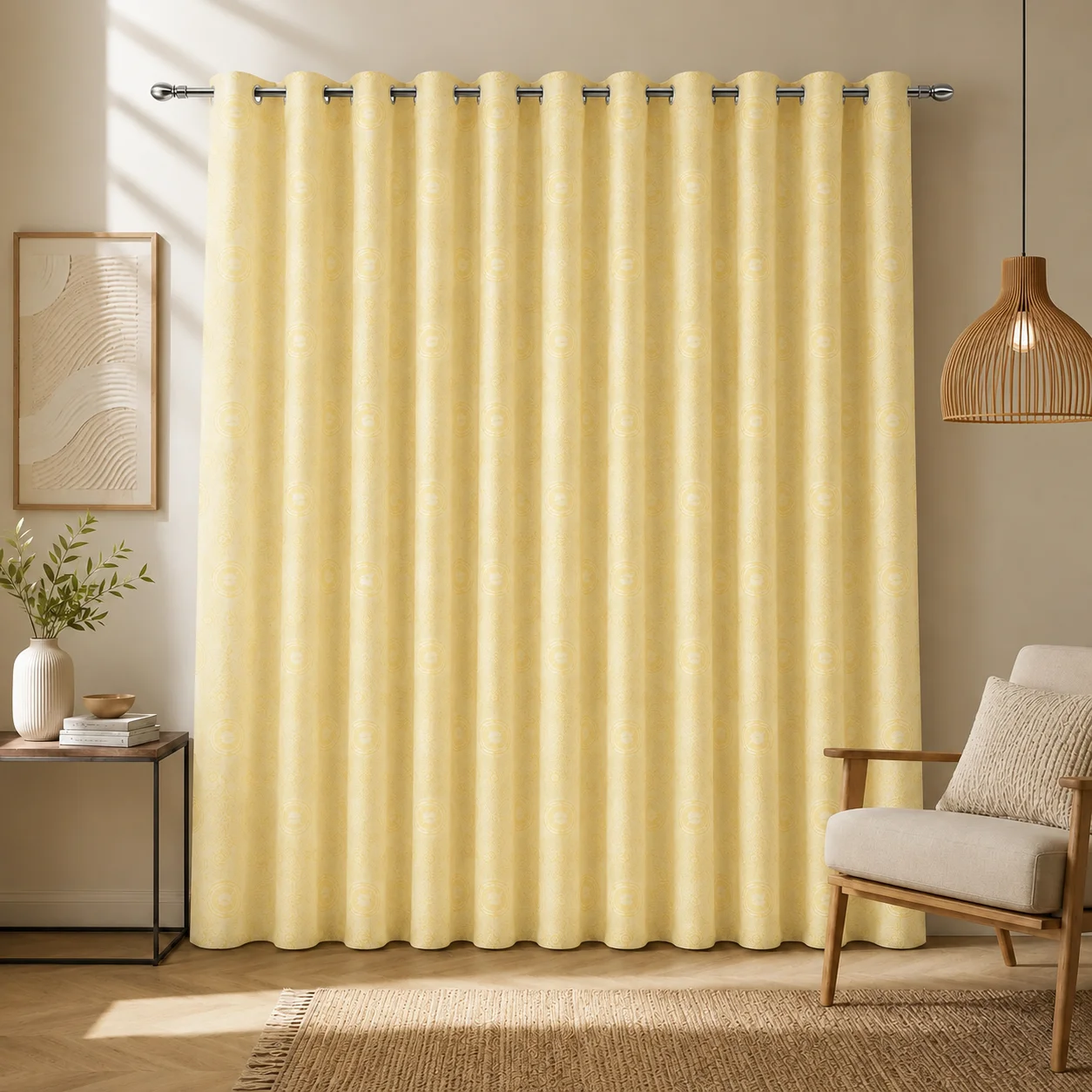 Cortina Yacar Beige Argolla-6