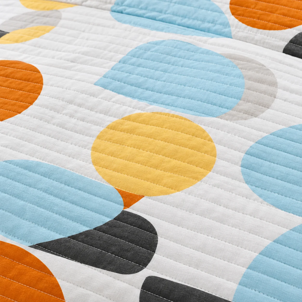 Cubrelecho Estampado Prensado Doble Faz Geo Balance-4