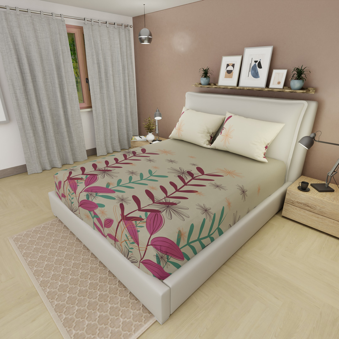 Sábana Ajustable Cozy Flora