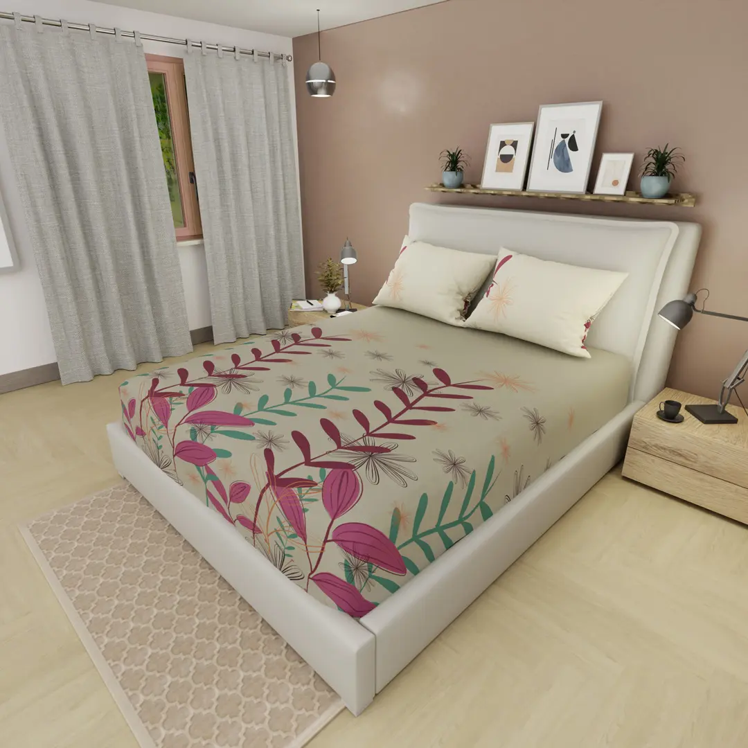 Sábana Ajustable Cozy Flora