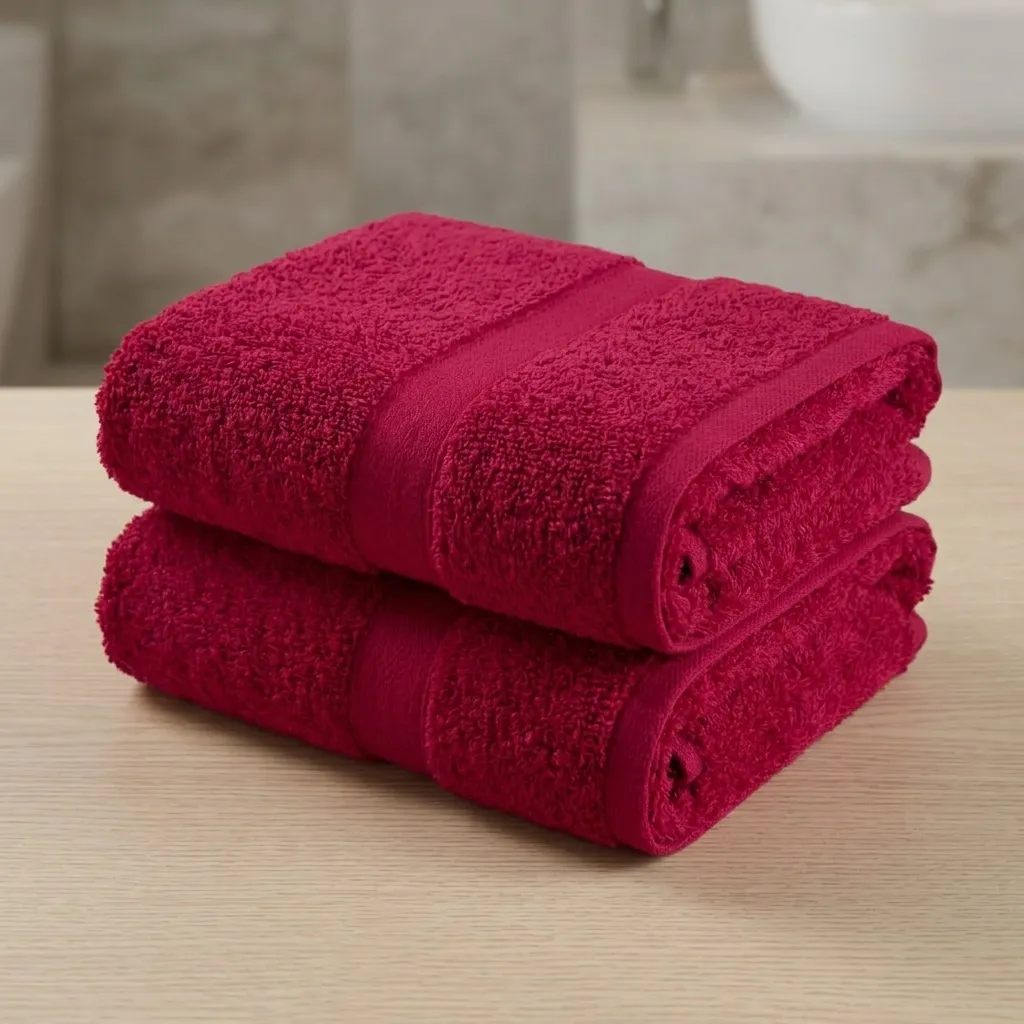 Toalla Elegant 400 gsm Roja-5