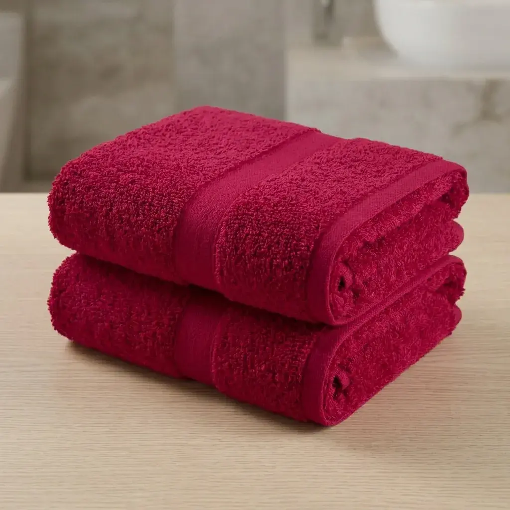 Toalla Elegant 400 gsm Roja-5