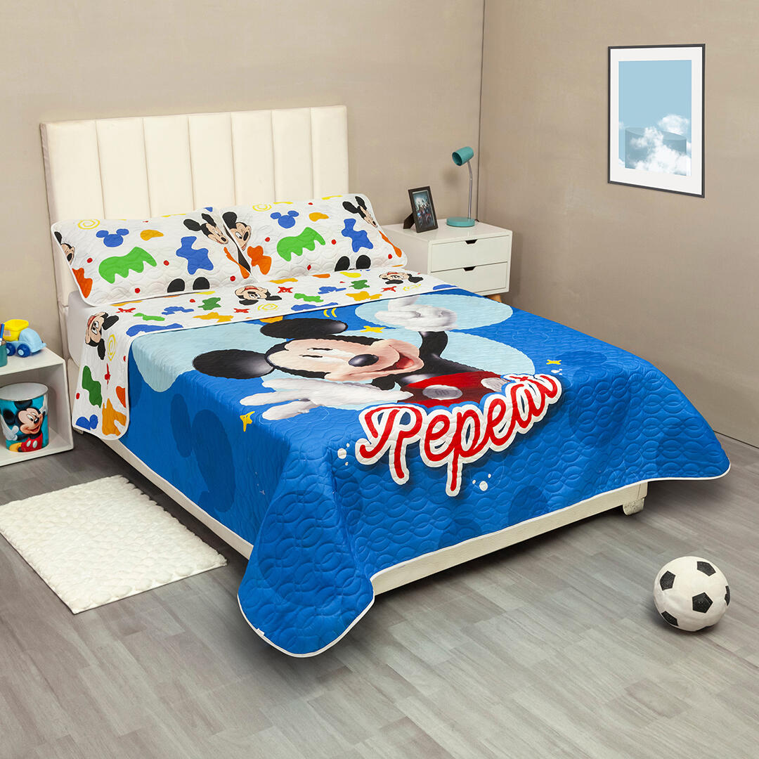 Cubrelecho Termosellado Disney Core Mickey JR