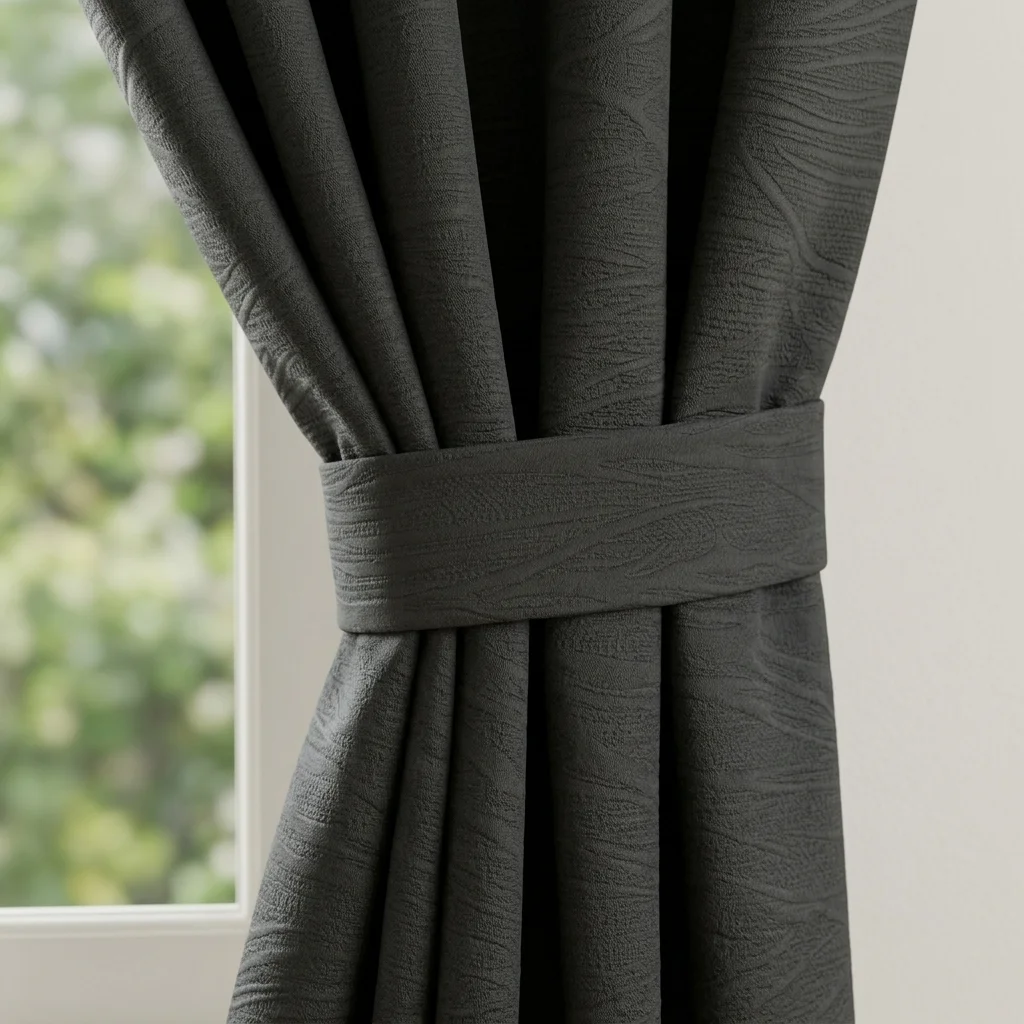 Cortina Black Out Anti-Luz Baltica Negra-2