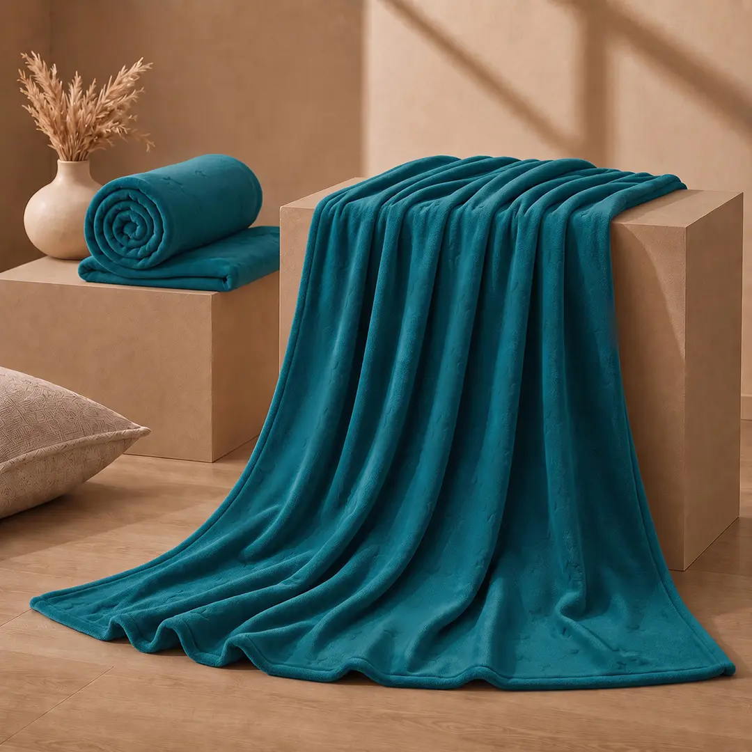Cobija Comfortsoft Azul Petróleo Suave