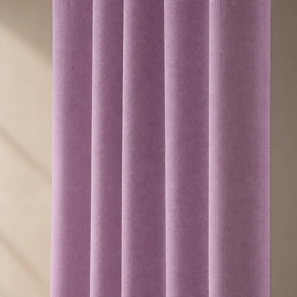 Cortina Ramia Boton Ancestral Morado Clasica-5