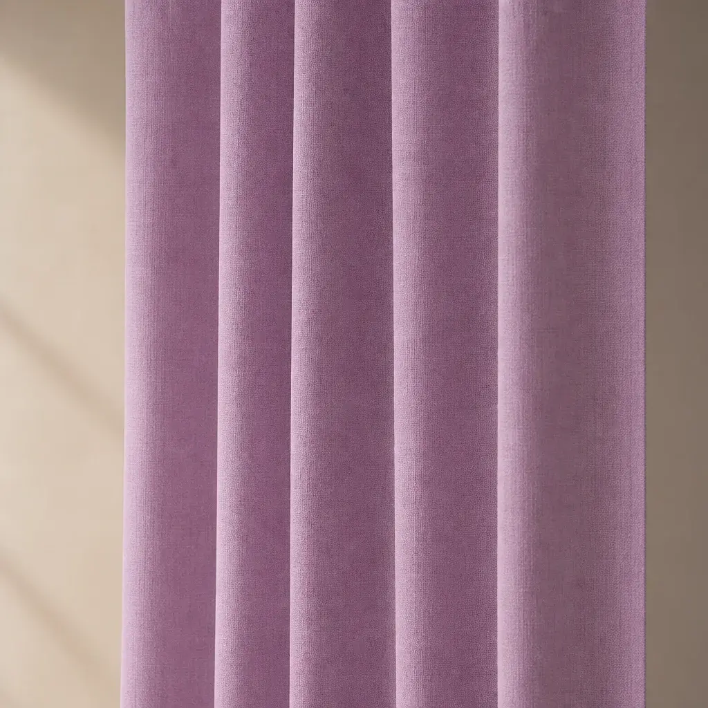 Cortina Ramia Boton Ancestral Morado Clasica-5